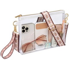 Clear Bag for Stadium Events – Clear Purses for Women Stadium Ardent White