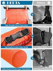 Orange Waterproof Dry Bag – 5L/10L//30L/40L Roll Top 20L – Orange
