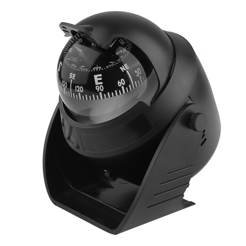 Portable Dash Mount Self Adhesive Compass Ball For Marine Boat Truck Car