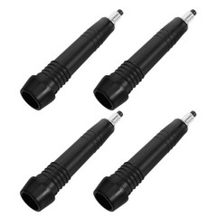 4Pcs Trekking Pole Tips Replacement Durable Carbon Steel Anti Slip Black