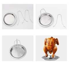 Stainless Steel Chicken Roaster Rack for Outdoor For picnic BBQ and Road Trips