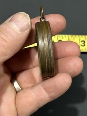 Brass Compass, Possibly Boy Scout, 1 3/4″ With Attachment For Chain, No Cover