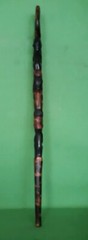 Hand Carved South African Heavy Natural Wood Hiking Stick 1b 3oz 37in