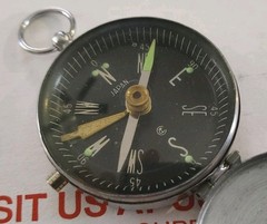 Vintage Camp Trails Company Compass Monogram D Made In Japan Stainless Steel