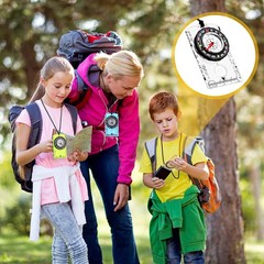 Orienteering Compass Hiking Compass Outdoor Navigation Survival Compass Water…