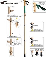 Trekking Pole with Robust Construction and Enhanced Side Impact Resistance