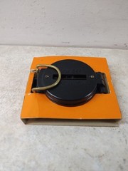 Vintage Engineer Lensatic Pocket Field Compass Black Original Box Instructions
