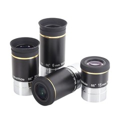 66 Degree Wide View Telescope Eyepiece 6mm 9mm 15mm 20mm for Astronomy