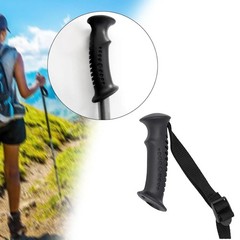 Trekking Pole Handle Grip Replacement Rubber Sleeve Adapter 2 Pack Trekking