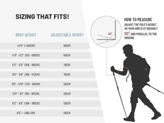 Lightweight Adjustable Aluminum Trekking Poles – Comfort and Durability (2 Pack)