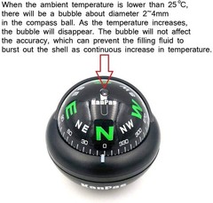 Automotive Compass Ball for Car or Boat