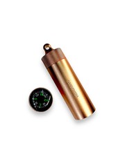 CountyComm Maratac Copper Match Compass Capsule Gen 2 Pocket Survival Tube