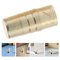 2Pcs Golden Metal Umbrella End Caps Reusable Replacement for Pole Repair