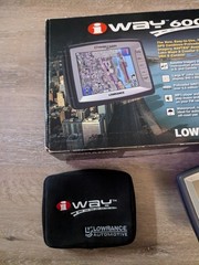 Lowrance iWay 600C GPS Navigation System Automotive Marine 5″ Touchscreen TESTED