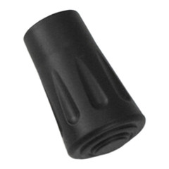 10pcs Black Rubber Hiking Pole Tips Anti Slip Waterproof Lightweight 4×2.3cm
