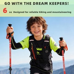 Carbon Fiber Lightweight Trekking Poles for Hiking (1-PCS)