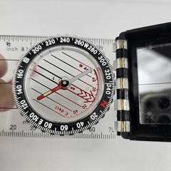 ​Nexus Type 16 Sighting Compass with Mirror Red Lanyard Vintage Silva Swedish…