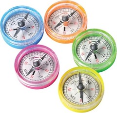Fun and Functional Lot of 36 Mini Compass Toys – Party Favors for All Ages