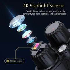 Portable HD Digital Telescope 48MP Full Color Low Light Level 800M Range for