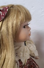Artist doll porcelain doll 42 cm collector rarity Vintage