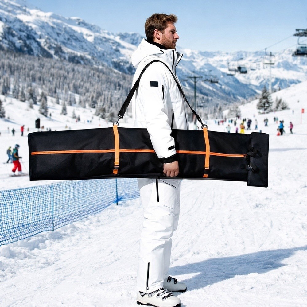Winter Travel Snowboard Bag Fits Various Board Sizes Waterproof Material
