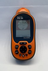 Delorme Earthmate PN-40 Handheld GPS Orange Battery Powered – SEE Description!!