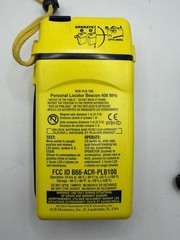 ACR GyPSI 406 PLB Personal Locator Beacon 406 MHz PLB-100 Case+Cable – Power ON