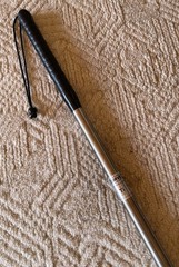 Curve Titanium Back Country Hiking Staff w/ Reinforced Rubber Tip Made in USA