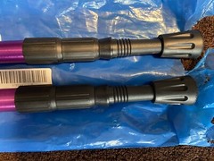 Fit Life Trekking Poles Telescopic Anti-Shock Walking Sticks NIB w/accessories