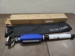 STEP2GOLD Ta-Da Chair Series 2 Portable Trekking Hiking Pole – 34.2″ Blue