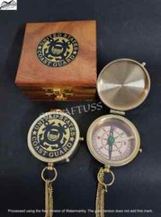 Compass U.S Army Brass Lid Compass | Personalized Best Gift For The U.S Army wit