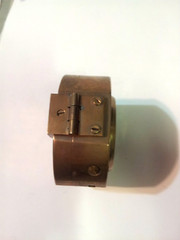Vintage Brass Natural Sine Compass with mirror – Made in India – Old and Nice!