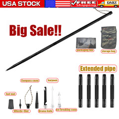 Trekking Pole Travel Walking Stick, Multifunctional Lightweight Aircraft Alumi