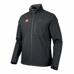 Mountain Hardwear Black Softshell Jacket with Perlo Patch Large