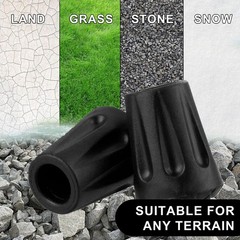 6Pcs Trekking Poles Tips Hiking Accessories – Cane Tips for Walking Sticks Ru…