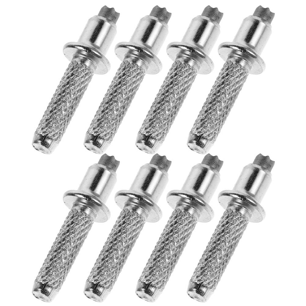 8Pcs Tungsten Steel Replacement Tips for Walking Sticks Durable Metal Tips