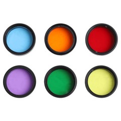 Essential 6pcs Telescope Filters for Astronomical Observation with Storage Box