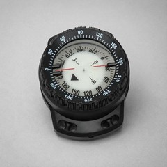 Bungee Compass Easy to Attach BCD 360-Degree navigationDegree Bezel for Divers