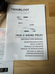 TREKOLOGY Trek-Z Hiking Trekking Nordic Poles Pine Green 100 – 120cm NEW
