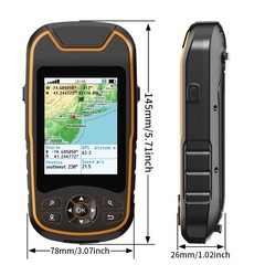 Handheld GPS for Hiking Rugged Handheld GPS Navigator with USA Topo Map