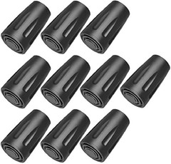 10x Trekking Pole Tips Protectors for Hiking Sticks & Nordic Walking Poles…