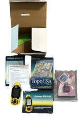DeLorme Earthmate GPS PN-20 Handheld Hiking GPS, Battery Powered, Yellow/Black