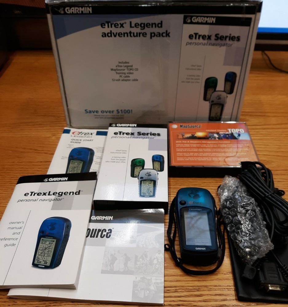 Garmin eTrex Legend Adventure Pack GPS Handheld Navigator Carrying Case W Box
