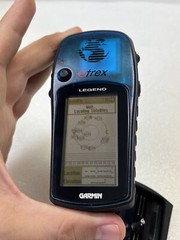 Garmin eTrex Legend Blue w/Case – **MINT CONDITION**
