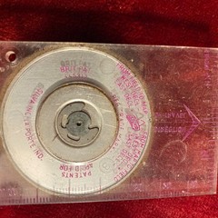 Vintage Liquid Free Dry Silva System Pocket Compass La Porte Indiana Directional