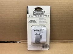 Coleman Digital Compass Stopwatch Thermometer Alarm Clock NEW