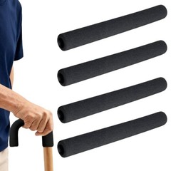 Cane Handle Cushion Cover 4-Pack – Thick Foam Grip Replacement for Standard Cane
