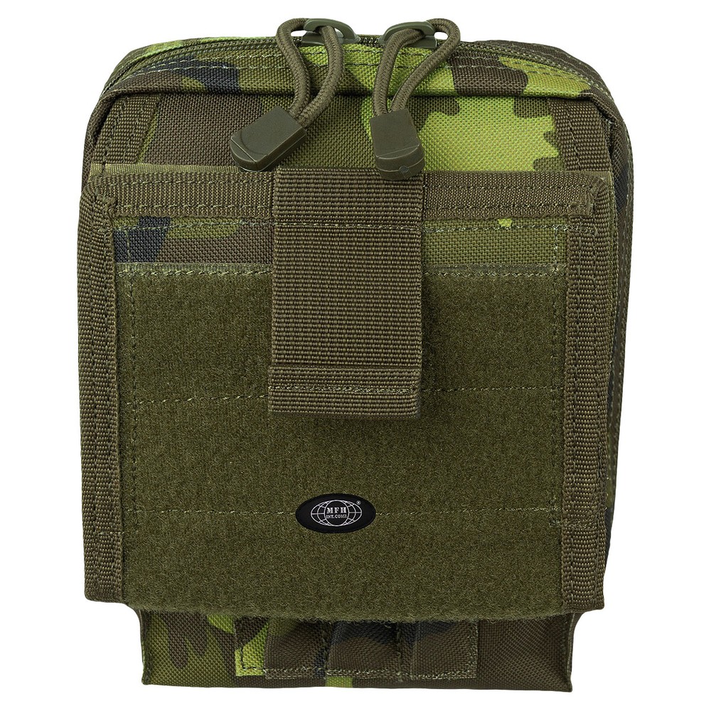MFH Map Case MOLLE Document Pouch Organiser Multipurpose Czech Woodland Camo