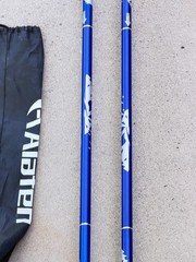 Set of Alafen Folding Trekking Poles 110-125CM Blue W Bag ..5I