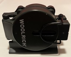 WOOLRICH ENGINEER LENSATIC COMPASS W/Instructions FOLDING FIELD Black Hard Case